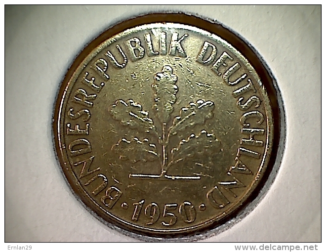 Allemagne 5 Pfennig 1950 G - 5 Pfennig