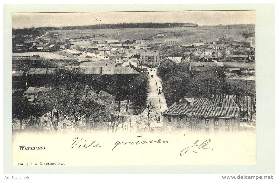 AK Schweden Gotland Wernamo 1902-09-02 Foto (Fähre) - Suecia