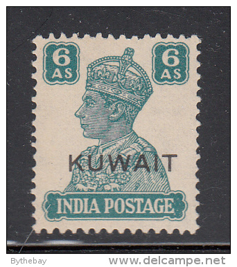 Kuwait MNH Scott # 68 ´KUWAIT´ Overprint On 6a George VI (India) - Koweït