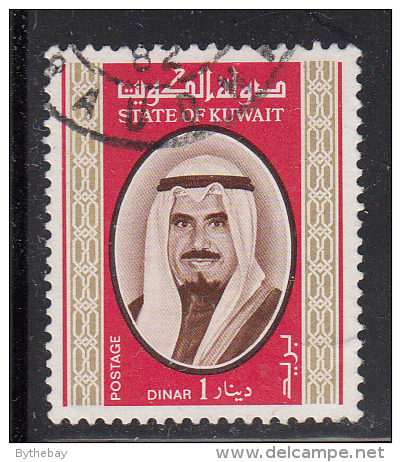 Kuwait Used Scott #762 1d Sheik Sabah - Koweït
