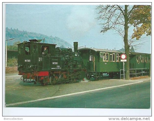 Allemagne.Schmalspur-Dampflokomotive In Mosbach - Mosbach