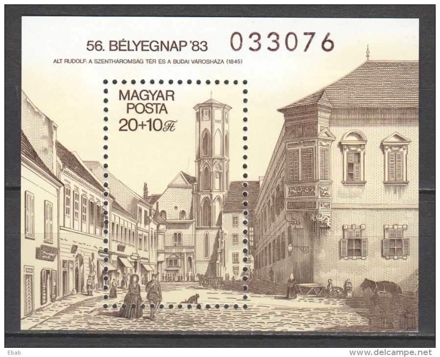 Hungary 1983 Mi Block 166A MNH - Ongebruikt