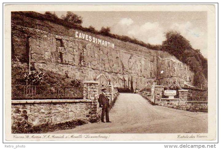 Luxembourg, Remich, Caves St Martin - Entrée Des Caves - Remich