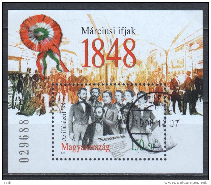 Hungary 1998 Mi Block 244 - Gebraucht