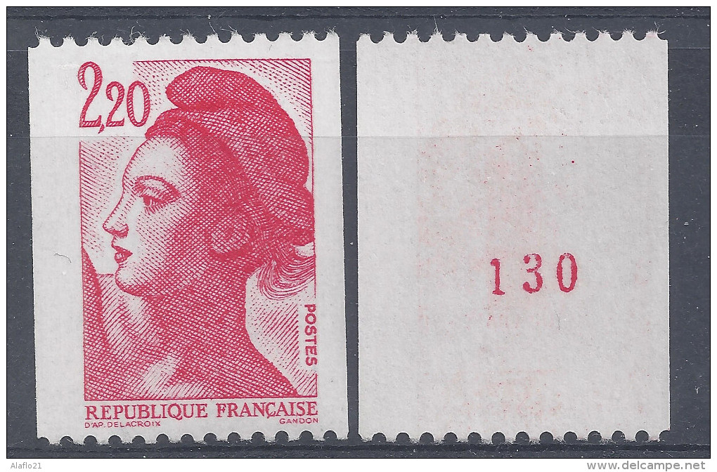 LIBERTE N° 2379a - N° Rouge De ROULETTE - NEUF SANS CHARNIERE - LUXE - Roulettes