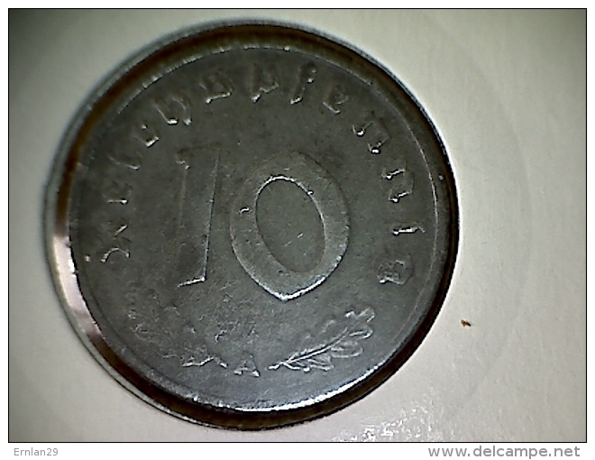 Allemagne 10 Pfennig 1940 A - 10 Reichspfennig