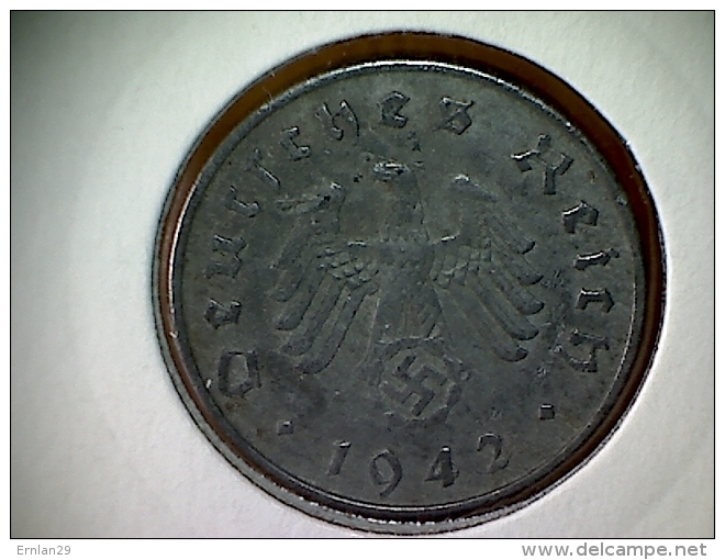 Allemagne 10 Pfennig 1942 A - 10 Reichspfennig