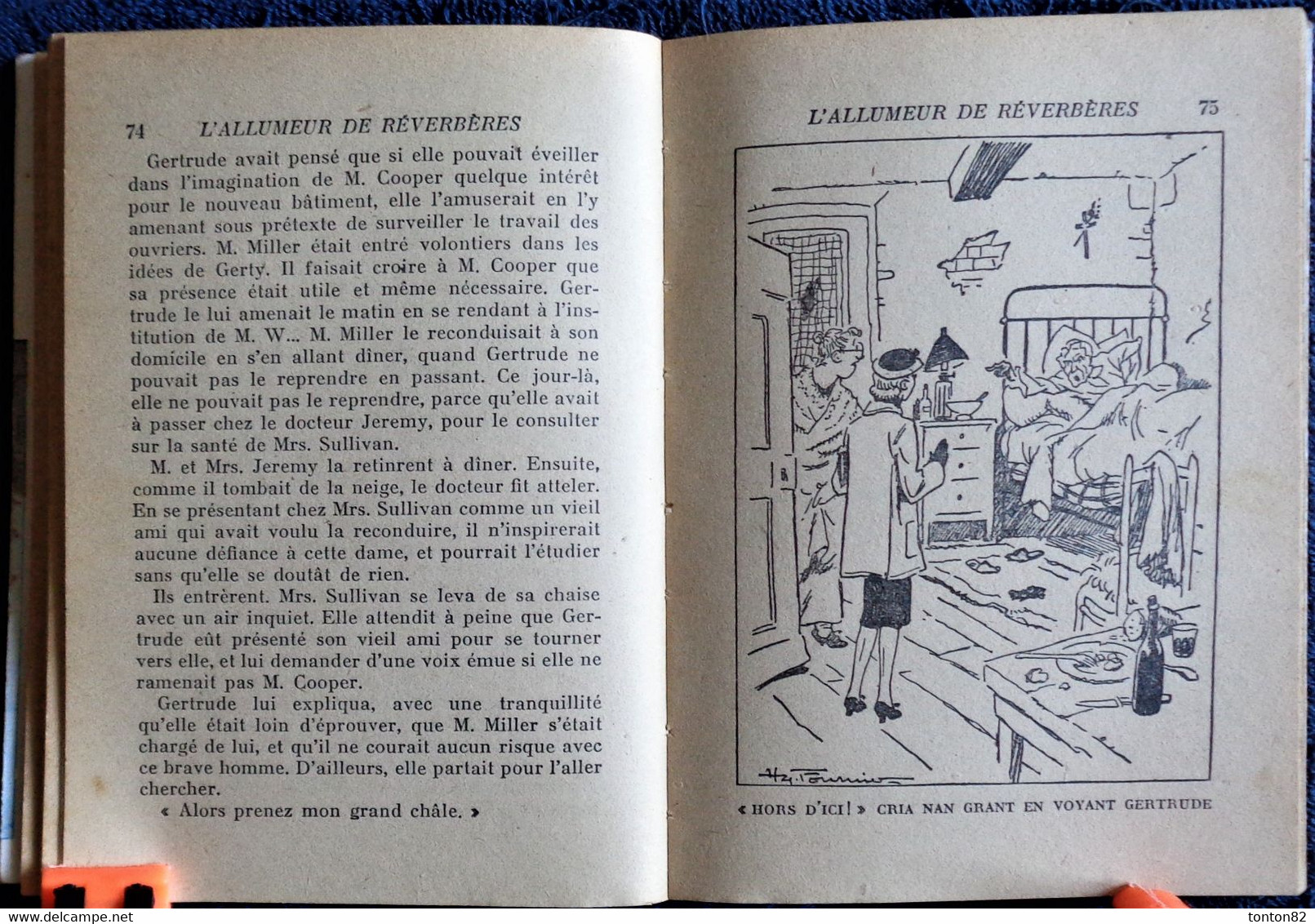 Miss Cummins - L'Allumeur de réverbères -  Bibliothèque de la Jeunesse  / Hachette - ( 1950 ) .