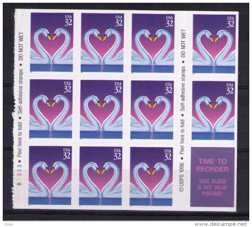 UNITED STATES Greeting Stamps  Autoadhesive - Bandes & Multiples