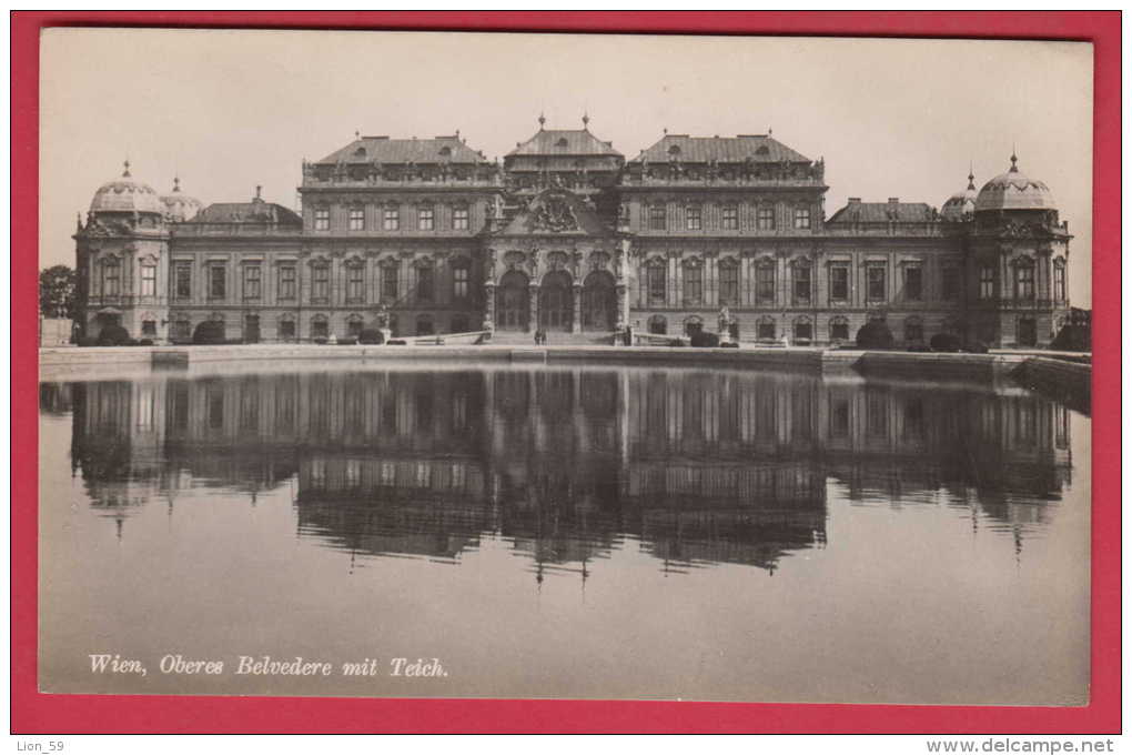 168784 / Vienna Wien  - OBERES , BELVEDERE MIT TEICH.  -  Austria Österreich Autriche - Belvedere