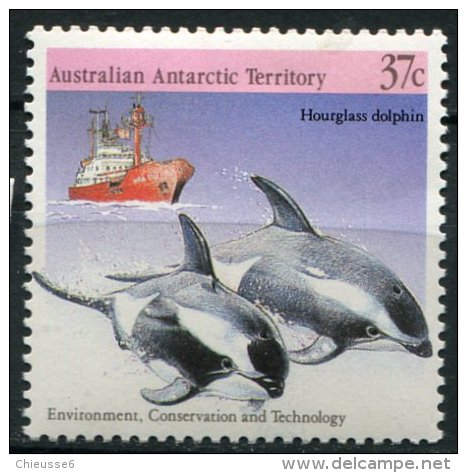 (cl.28 - P10) Antarctique Australien  ** N° 79 (ref. Michel Au Dos) - Dauphins - - Nuevos