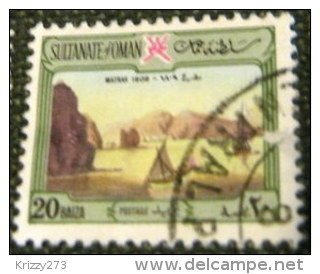 Oman 1972 Oman Harbours In 1809 - Matrah 20b - Used - Oman