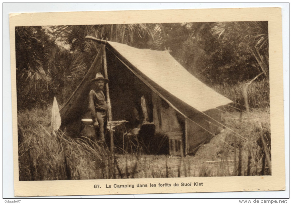 INDOCHINE - LE CAMPING DANS LES FORETS DE SUOI KIET - Vietnam