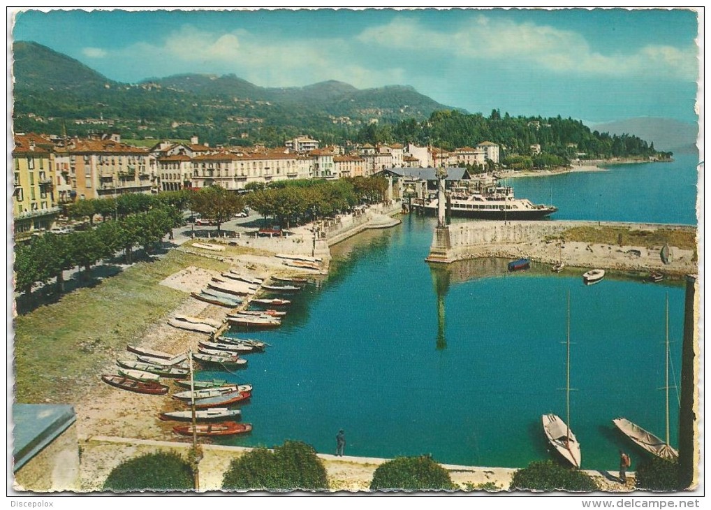 K3673 Verbania - Intra - Lago Maggiore - Il Porto - Barche Boats Bateaux / Viaggiata 1963 - Verbania