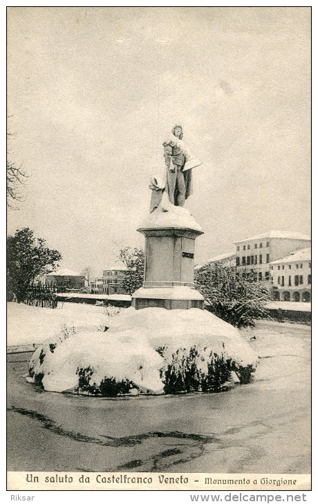 ITALIE(CASTELFRANCO VENETO) NEIGE - Autres & Non Classés