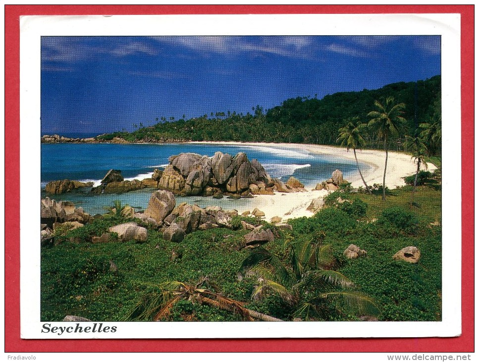 Seychelles - Anse Coco - La Digue  - Timbre Oiseau - Grand Format - Seychelles