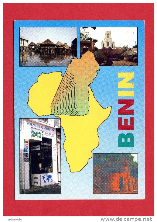 Bénin - Carte Publicitaire - Gambetta Voyages - Benin