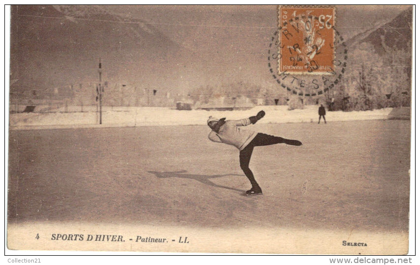 SPORT ... PATINEUR ... CACHET DE SERVOZ - Patinage Artistique