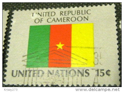 United Nations New York 1980 Flags Cameroon 15c - Used - Gebruikt