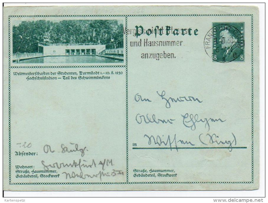 3862/ Deutsches Reich Ganzsache Bildpostkarte P 189/ 016 Gelaufen/ Used - Other & Unclassified