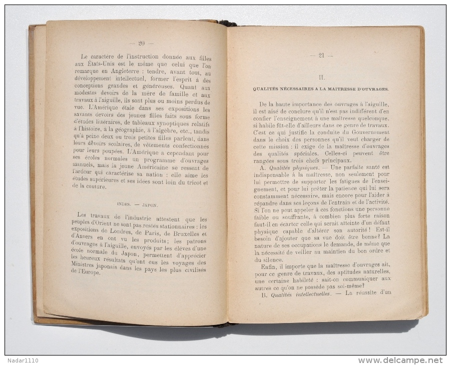 Couture / Mode / RARE Et SUPERBE : GUIDE PRATIQUE Des TRAVAUX à L'AIGUILLE - Edition 1893 - Mode