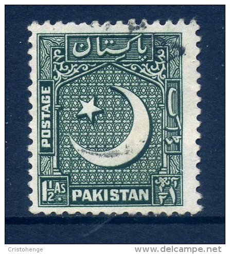 Pakistan 1949-53 Redrawn Definitives - 1½a Value Used - Pakistan