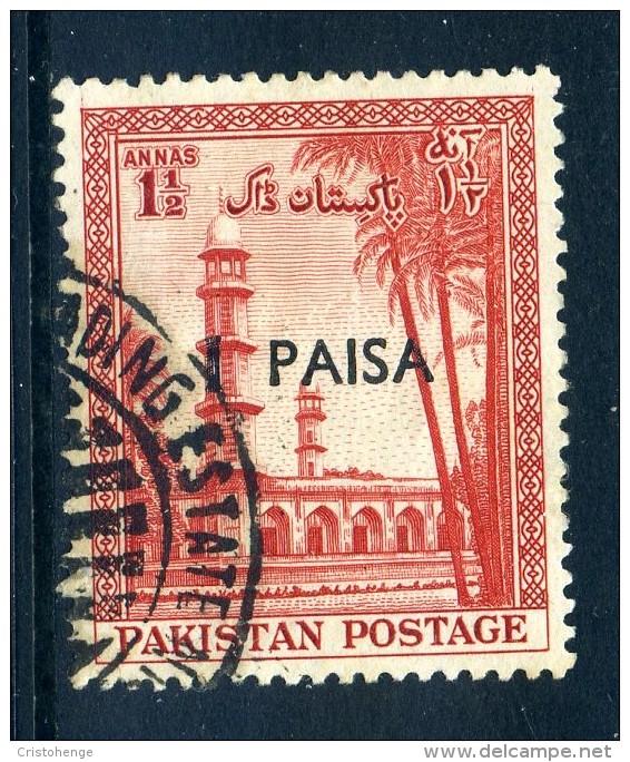 Pakistan 1961 Surcharges - 1p On 1½a Value Used - Pakistan