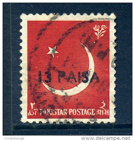 Pakistan 1961 Surcharges - 13p On 2a Value Used - Pakistan
