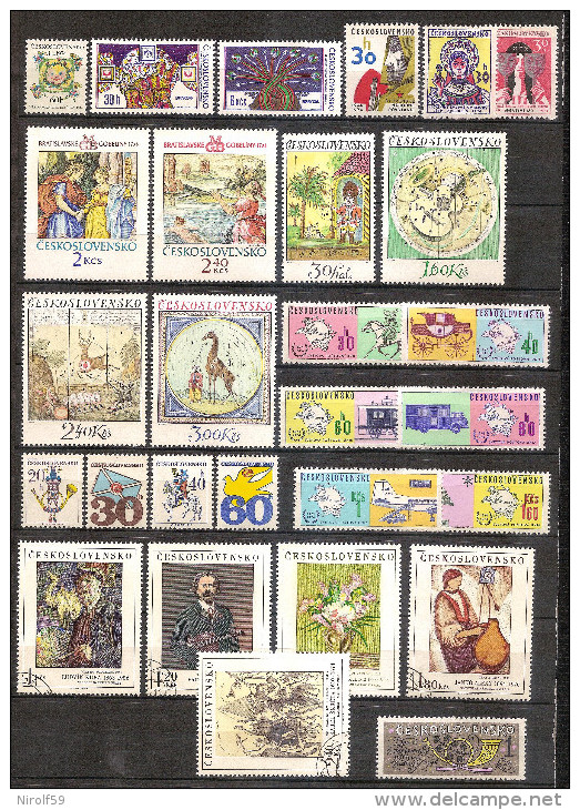 Czechoslovakia 1974 - Year Set - Années Complètes