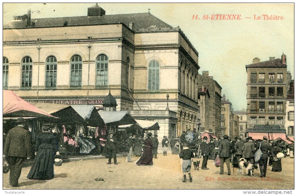 CPA 42 ST ETIENNE LE THEATRE 1906 - Saint Etienne