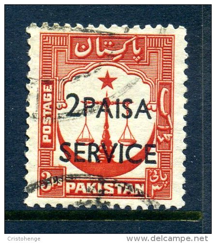 Pakistan 1961 Surcharges SERVICE Overprints - 2p On 3a Value Used - Pakistan