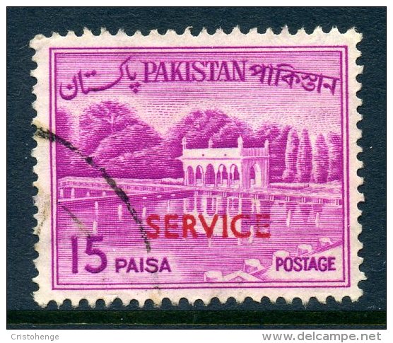 Pakistan 1961-63 SERVICE Overprints - 15p Value Used - Pakistan