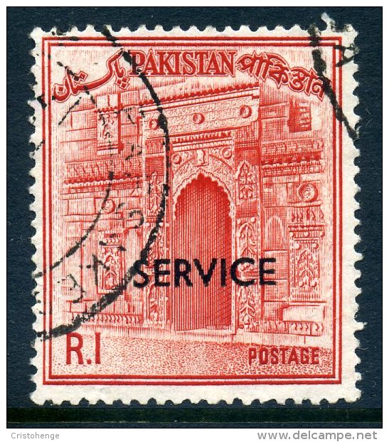 Pakistan 1961-63 SERVICE Overprints - 1r Value Used - Pakistan