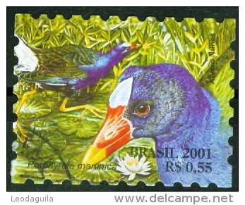 BRAZIL #2826J  - Purple Gallinule - Brazilian Wetland  -  Used - Used Stamps