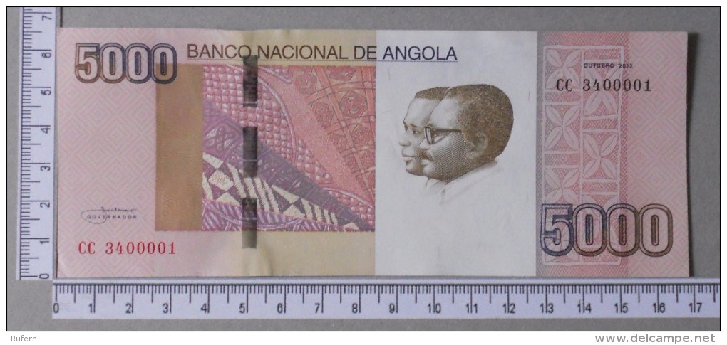 ANGOLA  5000  KWANZAS  2012     -    (Nº00007) - Angola