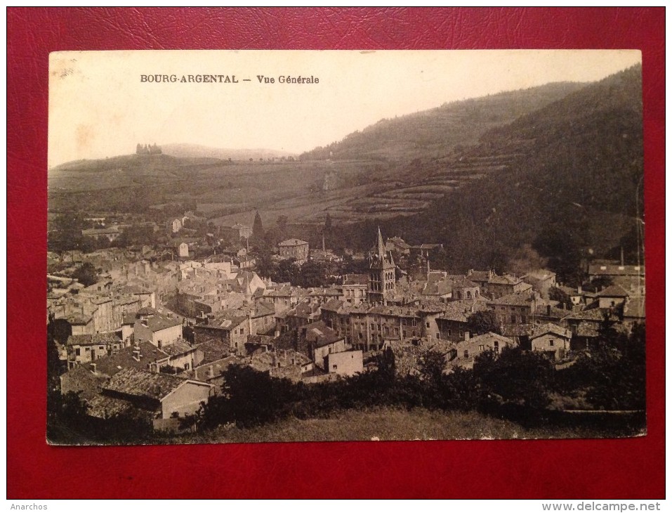 42 Loire BOURG ARGENTAL Vue Générale - Bourg Argental