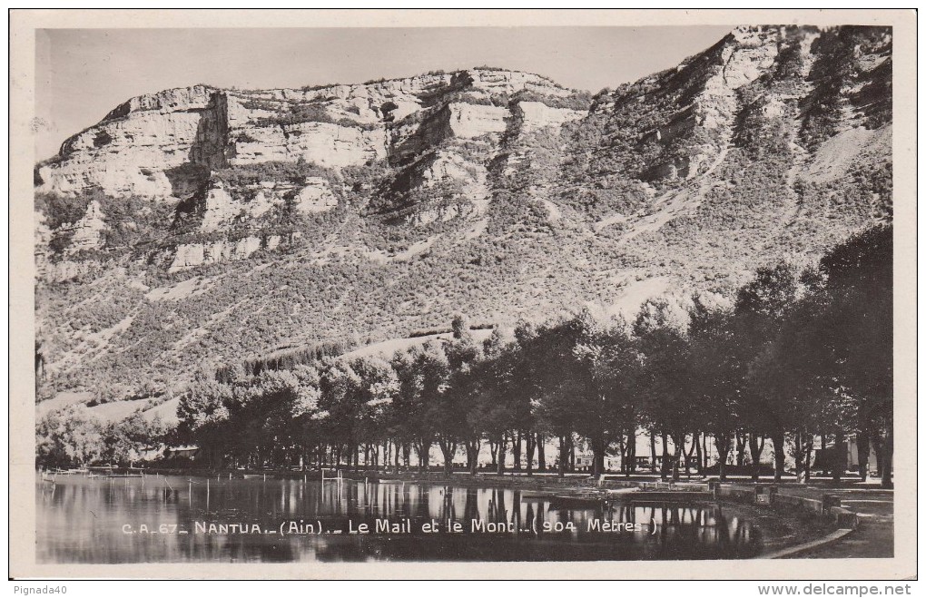 Cp , 01 , NANTUA , Le Mail Et Le Mont (904 M.) - Nantua