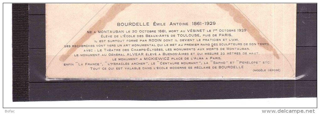 Lettre Premier Jour A.. Bourdelle 1954 *FRANCE*  354 - Lettres & Documents