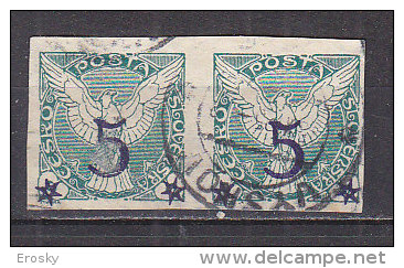 L3760 - TCHECOSLOVAQUIE JOURNAUX Yv N°12 PAIR - Newspaper Stamps