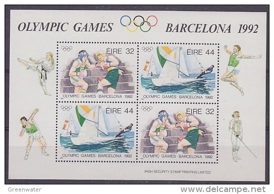 Ireland 1992 Olympic Games Barcelona M/s ** Mnh (21205) - Zomer 1992: Barcelona