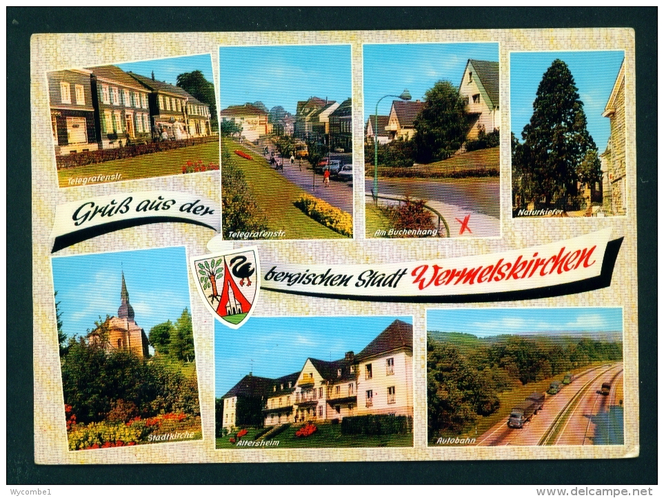 GERMANY  -  Wermelskirchen  Multi View  Used Postcard As Scans - Wermelskirchen