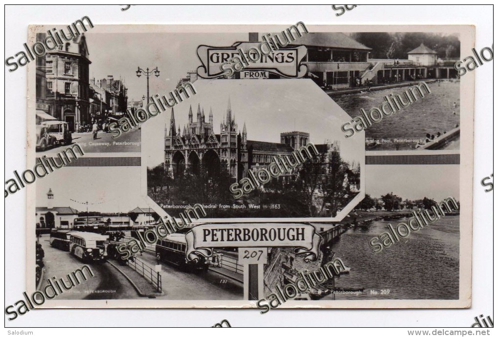 CITTgreetings From PETERBOROUGH - Andere & Zonder Classificatie