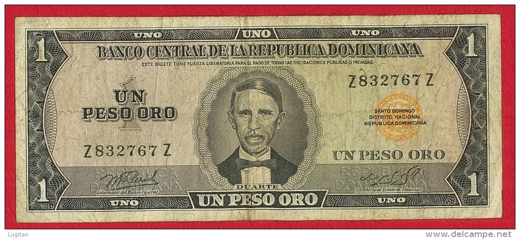 REPUBBLICA DOMINICANA 1 PESO ORO CIRCOLATO - #Z832767Z - TIPO DUARTE - CIRCOLATO - Dominicana