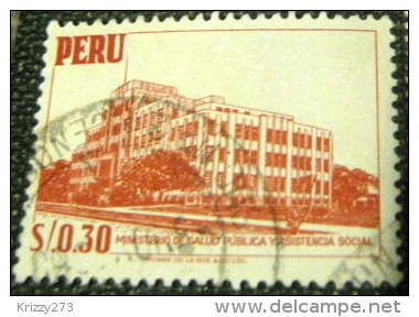 Peru 1952 Public Health Ministry $0.30 - Used - Peru