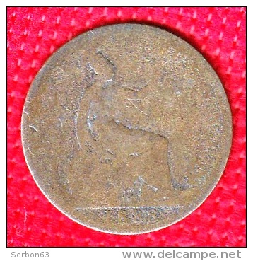 1 PIECE ANGLETERRE HALF PENNY 1888 VICTORIA D : G : BRITT : REG : F : D :  N° 173 - Autres & Non Classés