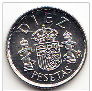 ESPAÑA 1983. JUAN CARLOS 10 PESETAS. SIN CIRCULAR  VER FOTO.CN 4300 - 10 Pesetas