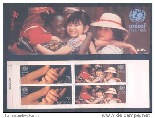 Portugal Carnet UNICEF Enfant 1996 Avec 2 Sèries ** UNICEF Children Booklet 1996 With 2 Sets *** - Markenheftchen