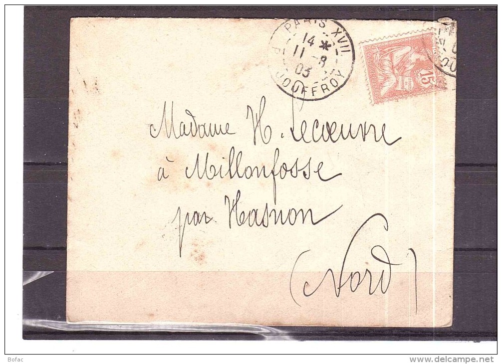 Lettre Type   Mouchon *FRANCE*  328 - Lettres & Documents