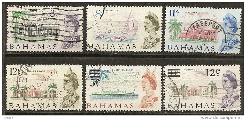 Bahamas 1967 Vues Views Obl - Bahama's (1973-...)