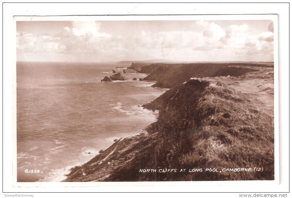 RP  NORTH CLIFFS AT LONG POOL CAMBORNE (12) NR HAYLE - Andere & Zonder Classificatie